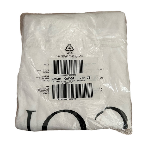 Victoria’s Secret ICON Oversized Graphic Tee White Size Medium - Picture 3 of 5